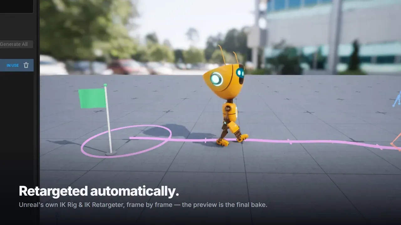 Automatic retargeting to your character